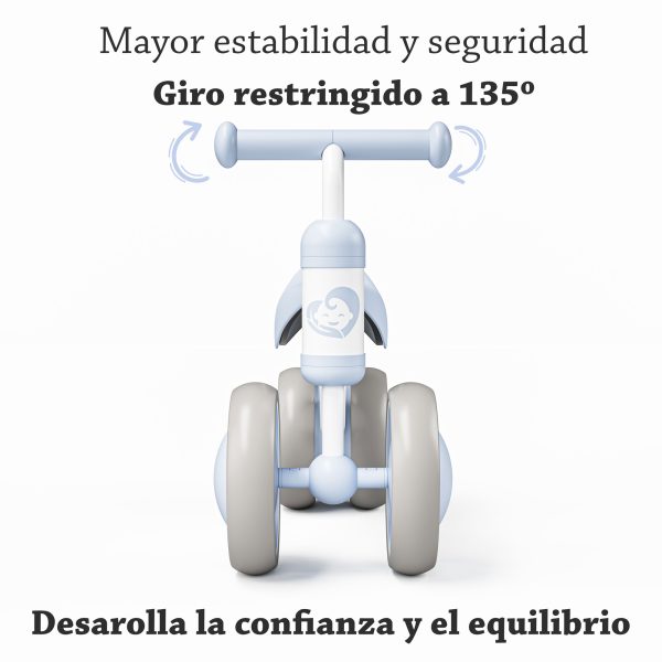 Kidin Blue - Bicicleta de 12 a 24 Meses - Imagen 2