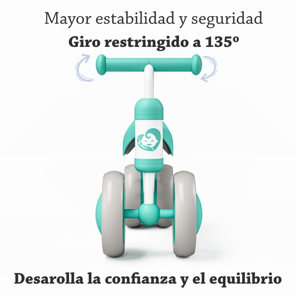 Kidin Green - Bicicleta de 12 a 24 Meses - Imagen 2